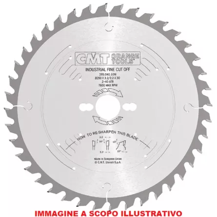 LAMA CIRCOLARE WIDIA TAGLIO TRAVERSO VENA Ø 350MM Z54 FORO 35 MM CMT 285.054.14R