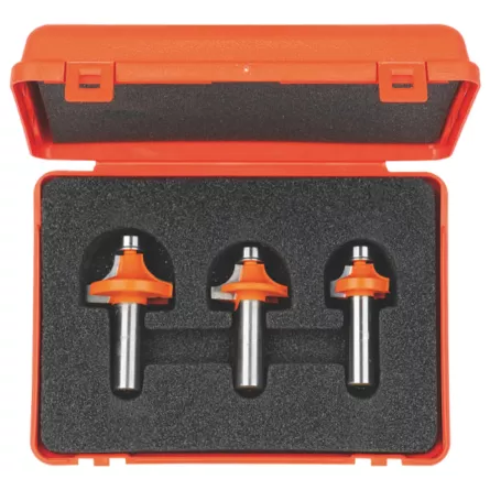SET DI 3 FRESE A RAGGIO CONCAVO GAMBO 6,35 MM CMT 838.001.11