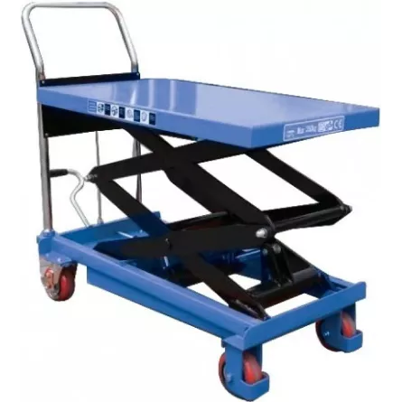 CARRELLO ELEVATORE PIATTAFORMA MOBILE PORTATA KG 350 A FORBICE DOPPIA 05.084.28