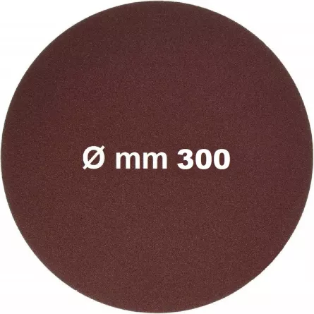 DISCO ABRASIVO VELCRATO AL CORINDONE PER LEGNO Ø mm 300 GRANE ASSORTITE