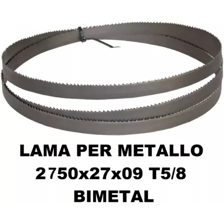 LAMA A NASTRO PER METALLI BIMETAL MM 2750 PER SEGATRICI
