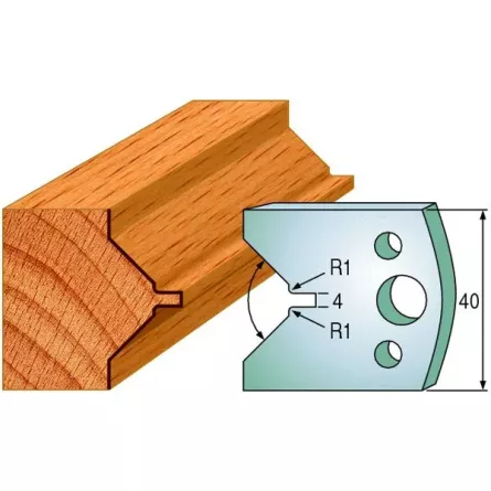 COPPIA DI COLTELLI 690.072 - LIMITATORI 691.072 CMT