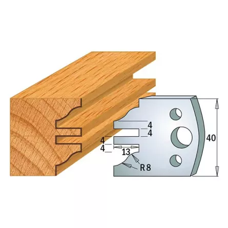 COPPIA DI COLTELLI 690.097 - LIMITATORI 691.097 CMT
