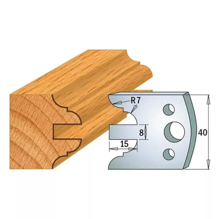 COPPIA DI COLTELLI 690.098 - LIMITATORI 691.098 CMT