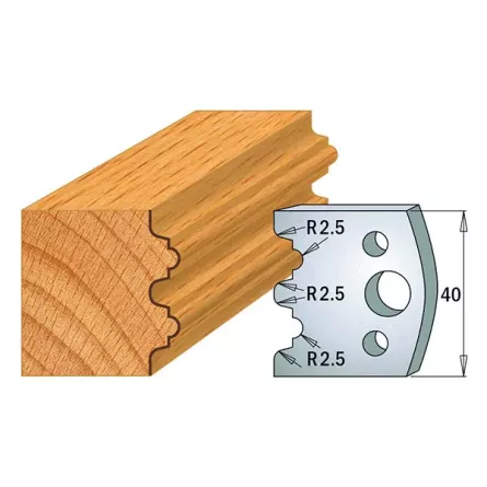 COPPIA DI COLTELLI 690.108 - LIMITATORI 691.108 CMT