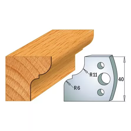 COPPIA DI COLTELLI 690.112 - LIMITATORI 691.112 CMT