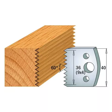 COPPIA DI COLTELLI 690.117 - LIMITATORI 691.117 CMT