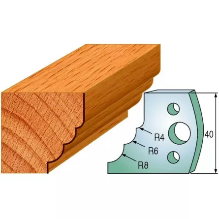 COPPIA DI COLTELLI 690.132 - LIMITATORI 691.132 CMT