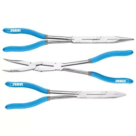 SERIE PINZE LUNGHE A DOPPIO SNODO FERVI Art. 0872/P