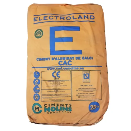 Cemento fuso a base di calcio alluminato  ELECTROLAND KG 25