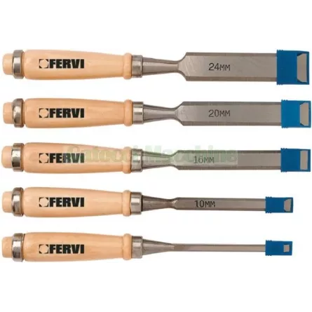 SERIE SCALPELLI FERVI 0168 MANICO LEGNO