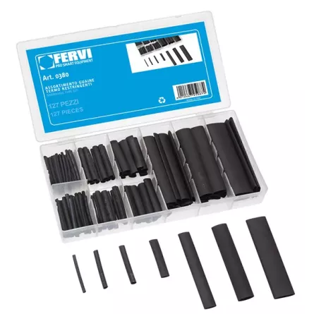 ASSORTIMENTO 127 GUAINE TERMORESTRINGENTI FERVI