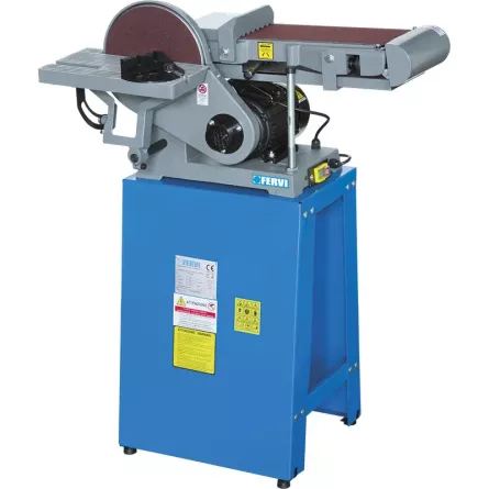 LEVIGATRICE NASTRO DISCO INCLINABILE CON BANCO FERVI 0662