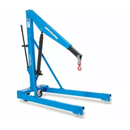 GRU GRUETTA IDRAULICA A CARRELLO CON TIRANTI LATERALI PORTATA 500 KG OMCN 131