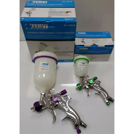 AEROGRAFI PROFESSIONALI OFFERTA 2 PZ FERVI ART. A602A - A601A