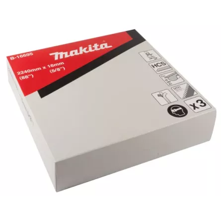 LAMA PER MAKITA LB1200F PER MATERIALI NON FERROSI ORIGINALE B-16695 3 PZ