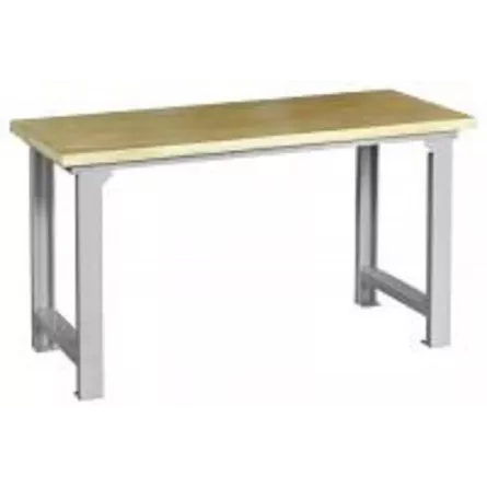 BANCO DA LAVORO FERVI CON PIANO IN LEGNO