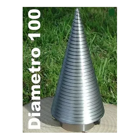 VITE CONICA PER SPACCALEGNA PER TRATTORE  DIAMETRO 100 MM