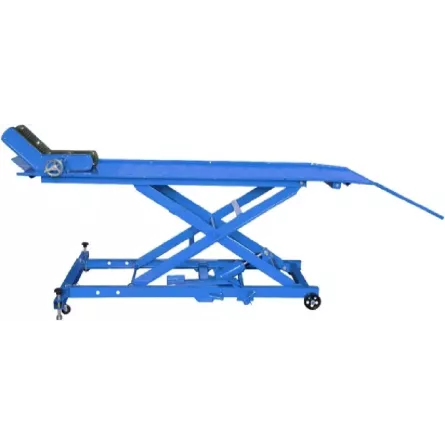 PONTE SOLLEVATORE PER MOTO PEDANA LUNGA PORTATA KG 450