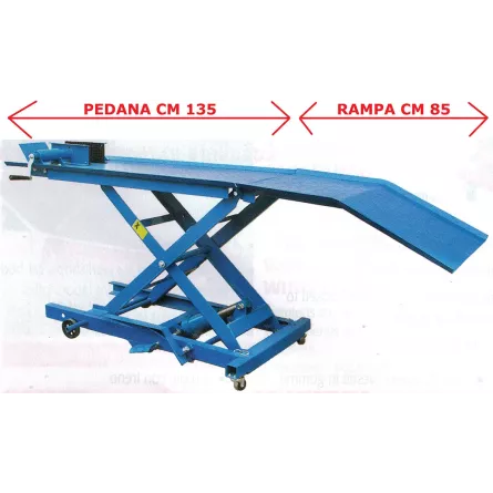 PONTE SOLLEVATORE PER MOTO PORTATA KG 360