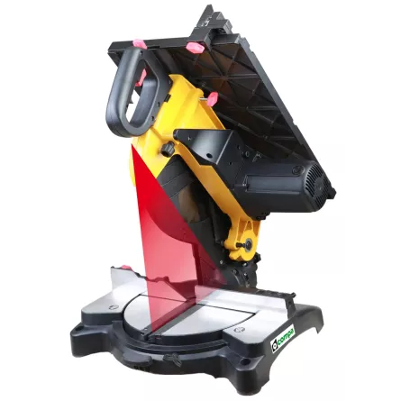 TRONCATRICE PROFESSIONALE PORTATILE CON BANCHETTO SUPERIORE Ø 305 MM COMPA ORANGE 305 ECO