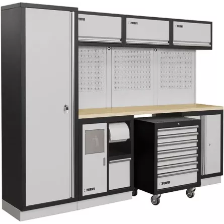 ARREDAMENTO MODULARE PER OFFICINA FERVI A007E