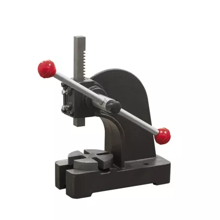 PRESSA MANUALE A CREMAGLIERA CON TAVOLA GIREVOLE ESTRAIBILE FERVI SERIE P022