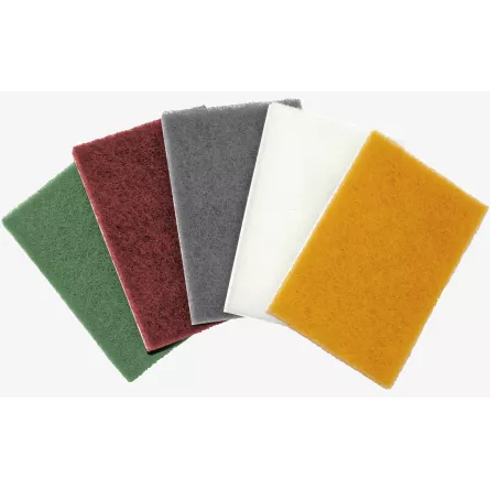10 PZ. PANNO ABRASIVO SCOTCH BRITE 150X230 PER LA PREPARAZIONE DELLE SUPERFICI
