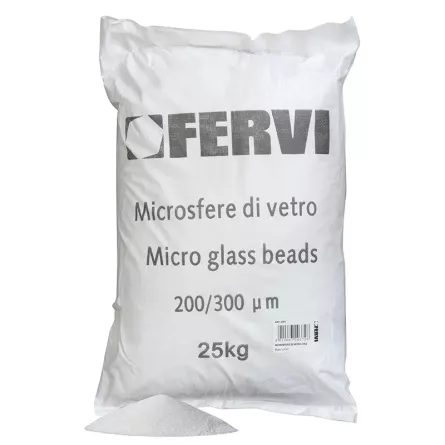 SACCO MICROSFERE DI VETRO PER SABBIATRICE GRANA 200 ~ 300