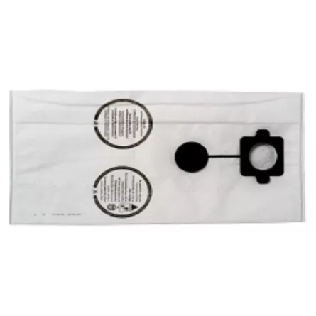 5 SACCHI IN FIBRA PER 20-35 LT PER ASPIRATORI MAKITA GISOWATT MARCHE COMPATIBILI