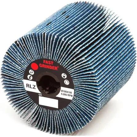 RUOTA LAMELLARE IN TELA ALLO ZIRCONIO MM 100 X 100 FORO MM 19
