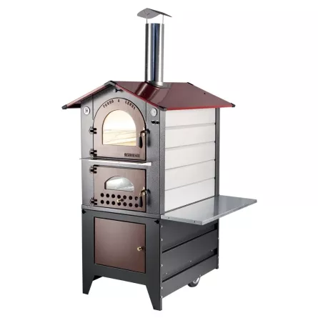 FORNO A LEGNA A FUOCO INDIRETTO DA ESTERNO CON VENTILAZIONE GEMIGNANI G90