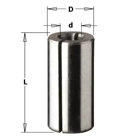BOCCOLA DI MAGGIORAZIONE PER FRESA PER LEGNO CMT