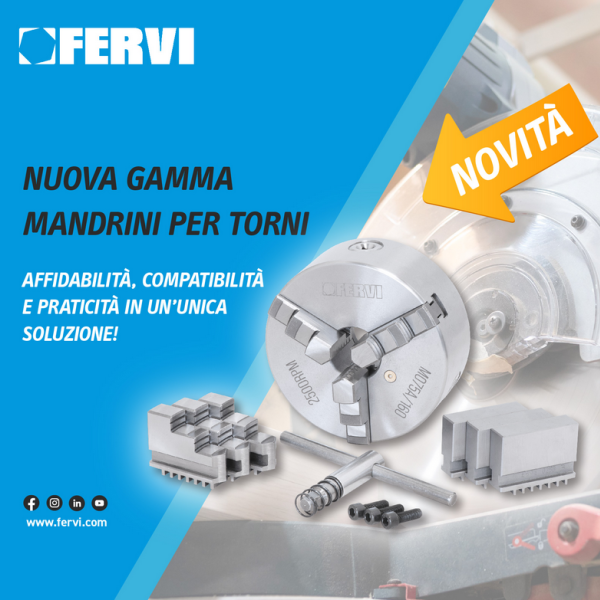 GAMMA MANDRINI PER TORNI FERVI